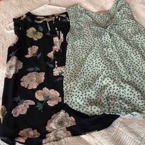 2 Ann Taylor loft sleeveless tops. XS
